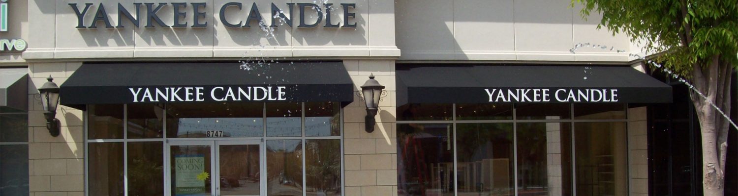 Yankee Candle awning