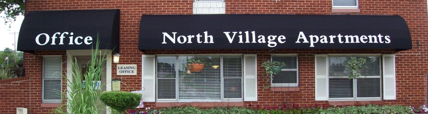 North Village Apartments awning