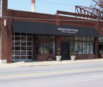 commercial awning at High Cotton