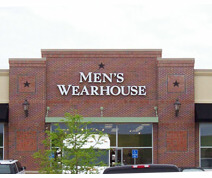 commercial awning at Men's Wearhouse