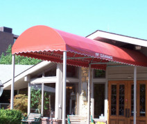 commercial awning 9'6" clearance