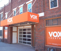 commercial awning at VOX Theatre