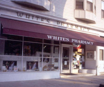 commercial awning at White's Pharmacy