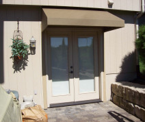 residential door awning