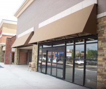 commercial awning at Harry's