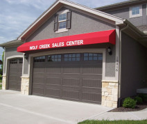 Commercial Awning at Wolf Creek Sales Center