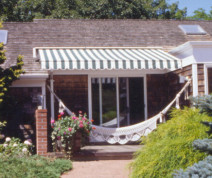 Residential Awning in backyard