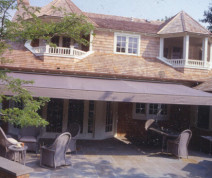 Residential Awning in backyard